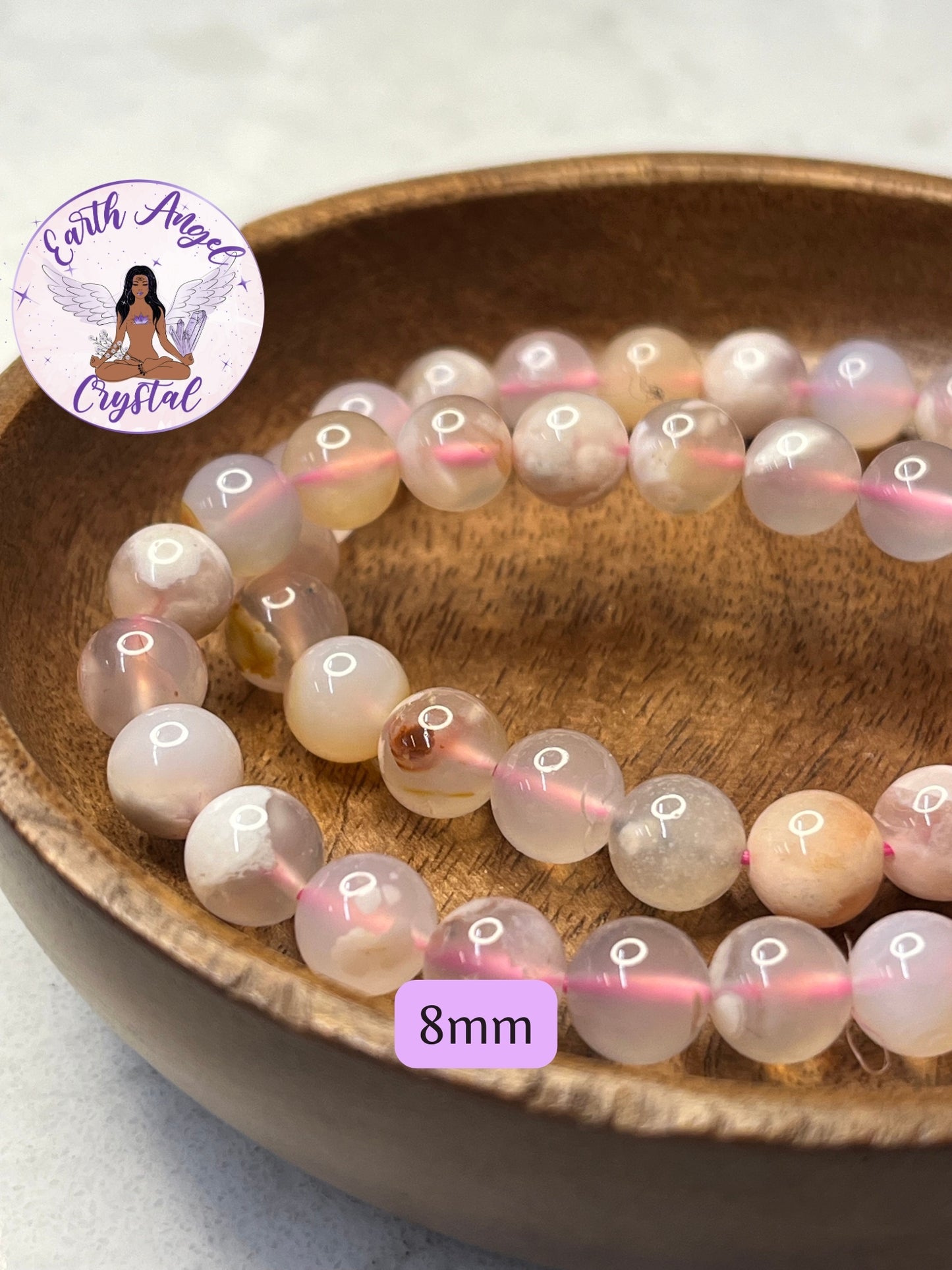 Flower Agate Bracelet